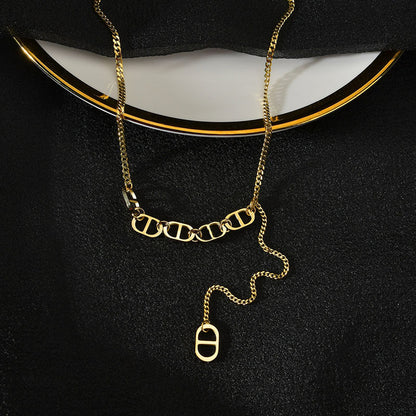 Korean Stitching Stainless Steel Necklace Wholesale
