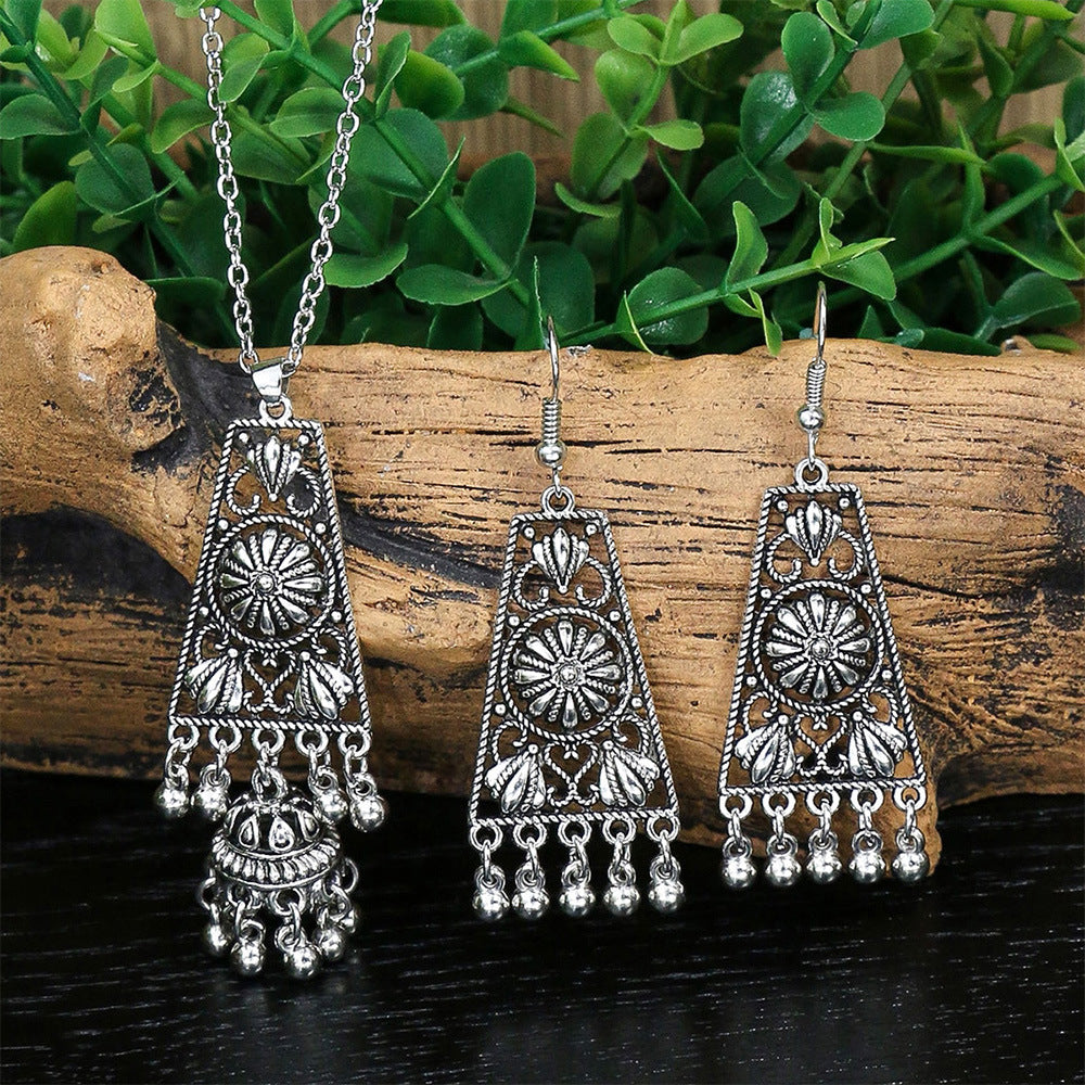Ethnic Style Solid Color Alloy Plating Women's Jewelry Set