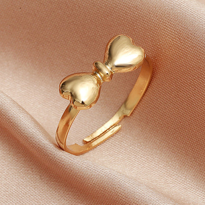 Wholesale Jewelry Bowknot Opening Ring Gooddiy