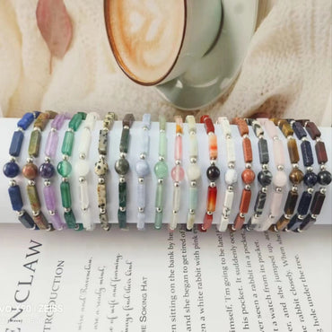 Casual Geometric Natural Stone Bracelets