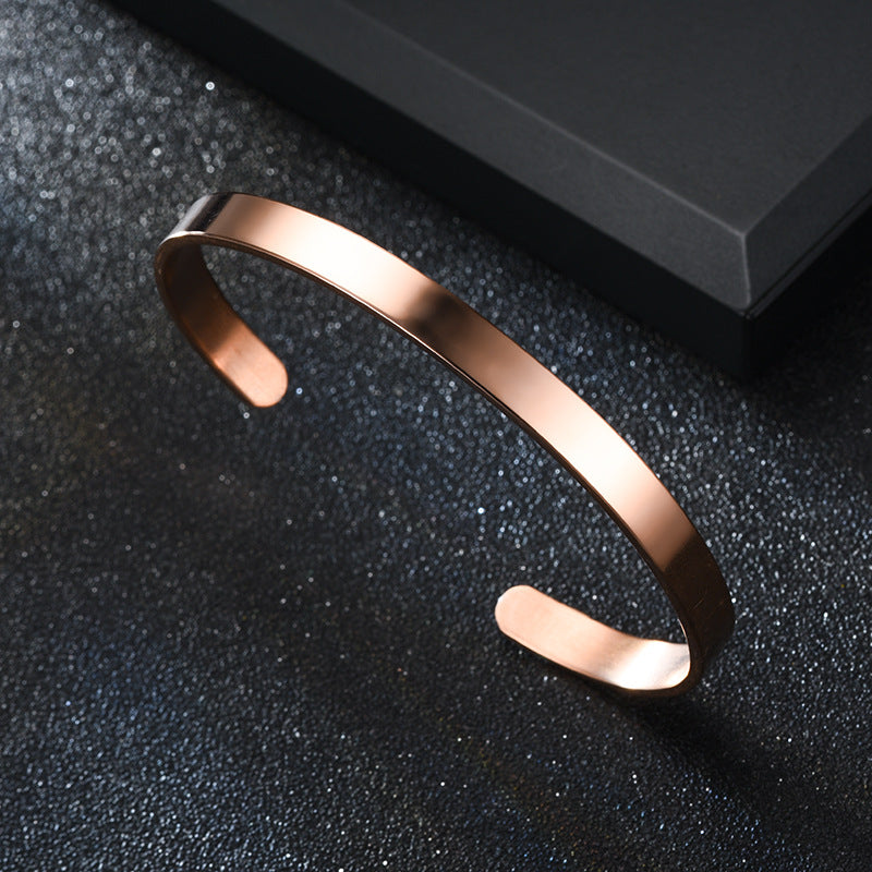 Fashion Titanium Steel C-shaped Light Plate Bracelet Wholesale Gooddiy