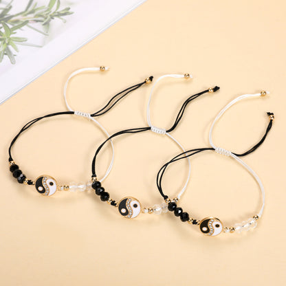 Chinoiserie Gossip Artificial Crystal Alloy Wholesale Bracelets