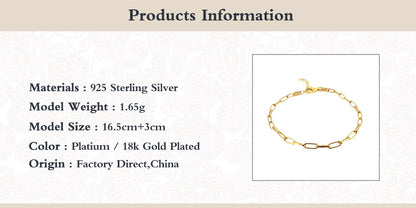 1 Piece Simple Style Solid Color Silver Plating Bracelets