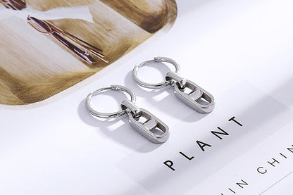 European And American Stainless Steel Chain Earrings Wholesale