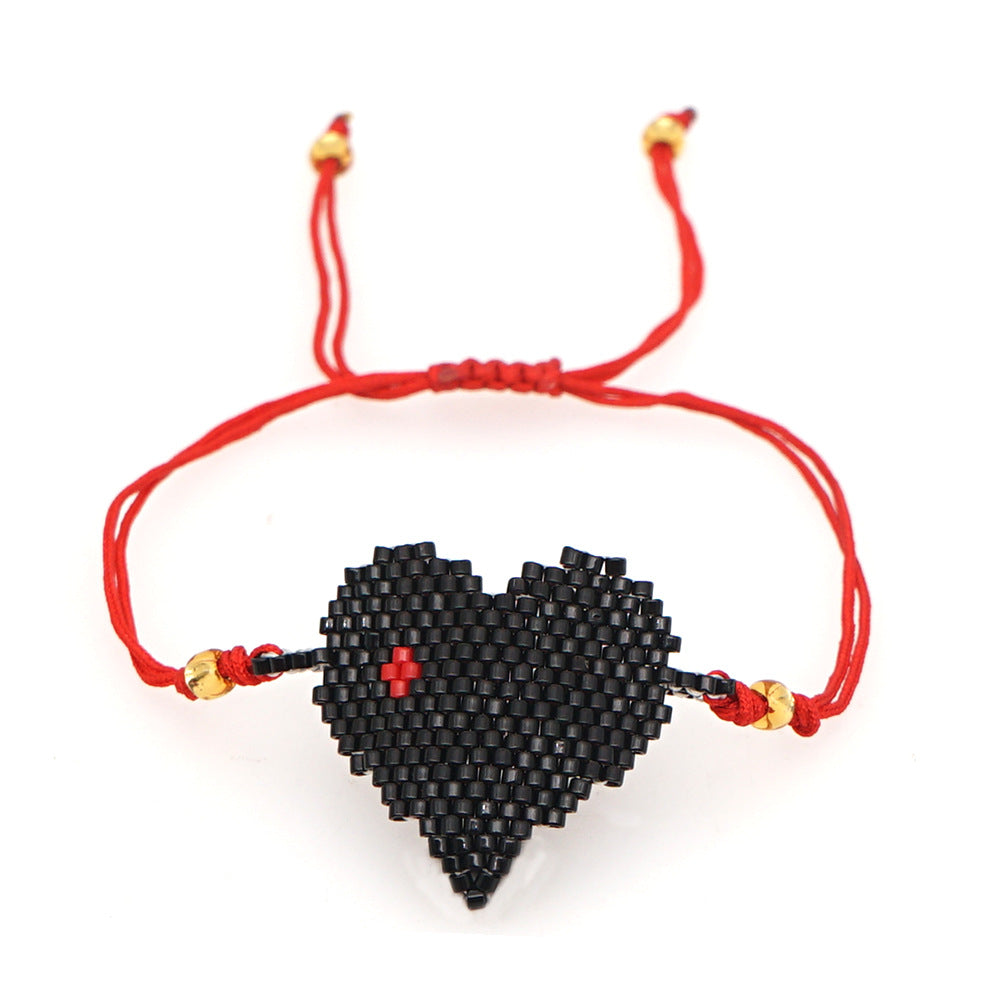 Valentine's Day Love Miyuki Rice Beads Bracelet