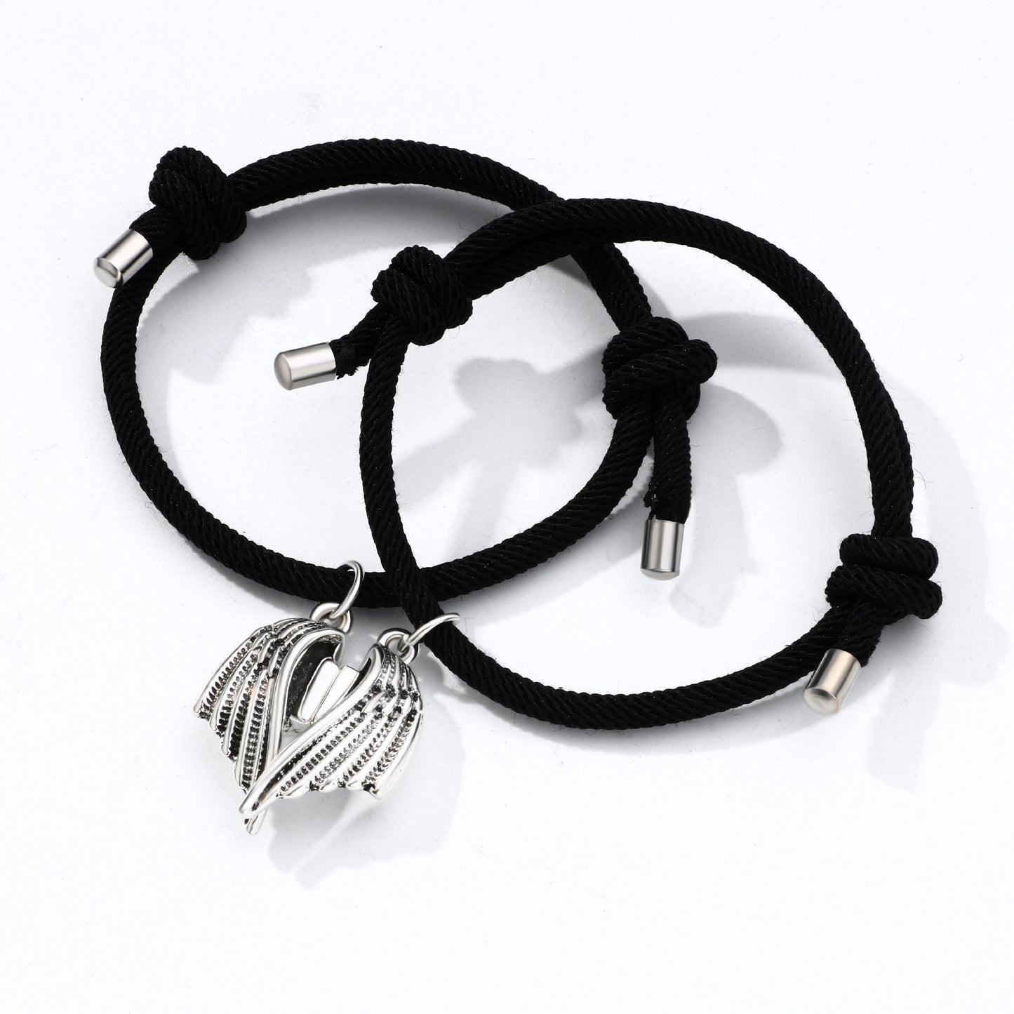 Elegant Classic Style Wings Alloy Plating Valentine's Day Couple Bracelets