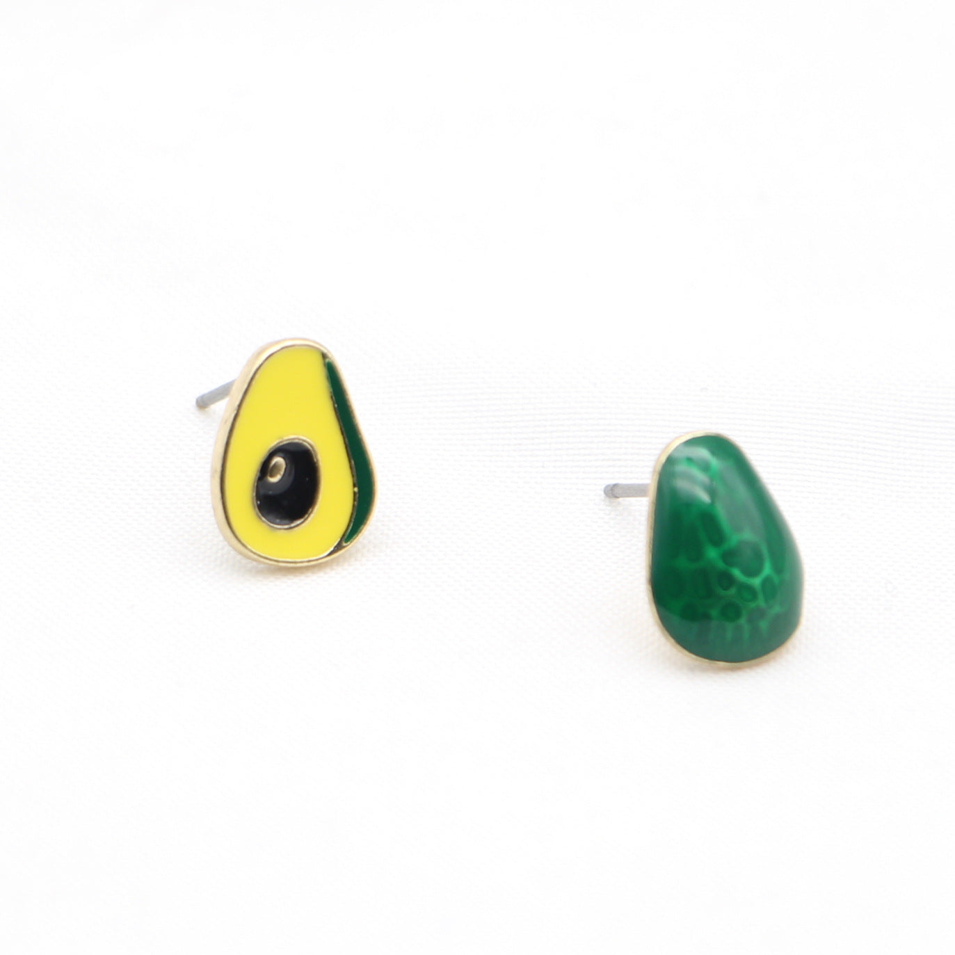 Simple Style Fruit Alloy Enamel Ear Studs 1 Pair