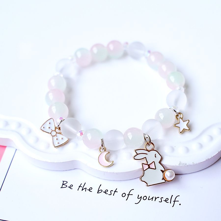 Fashion Rabbit Alloy Beaded Bracelets