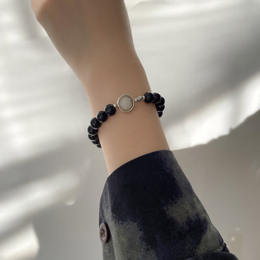 Black Volcanic Stone Beaded Bracelet Wholesale Gooddiy