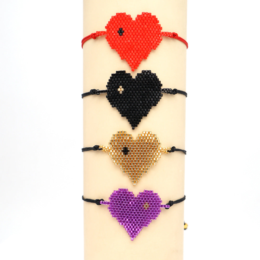 Valentine's Day Love Miyuki Rice Beads Bracelet