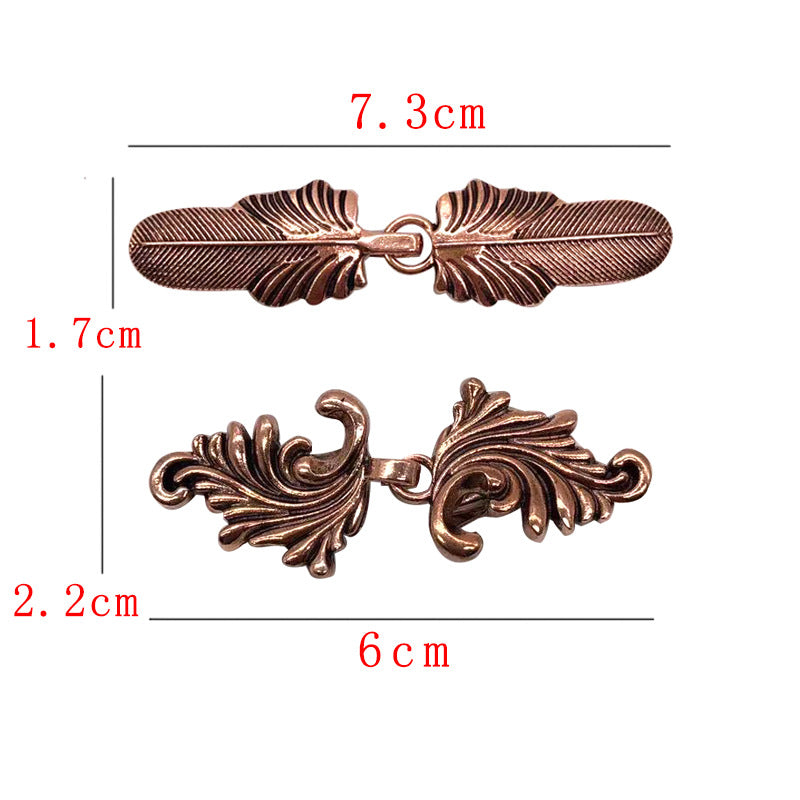 Retro Flower Alloy Plating Women's Sweater Clip 1 Set