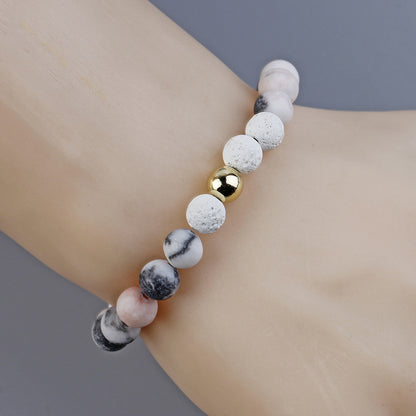 Fashion Geometric Stone Beaded Unisex Bracelets