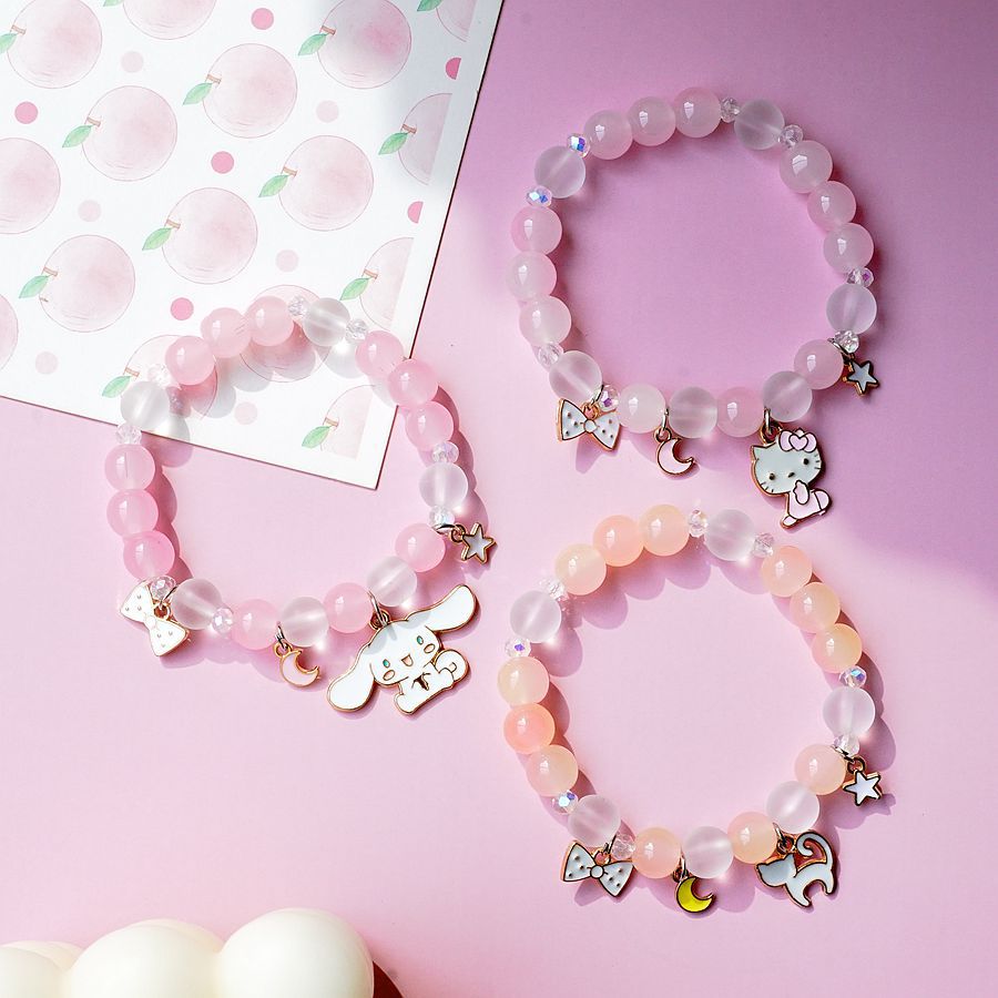 Fashion Rabbit Alloy Beaded Bracelets