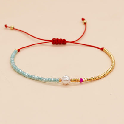 1 Piece Fashion Round Glass Unisex Bracelets