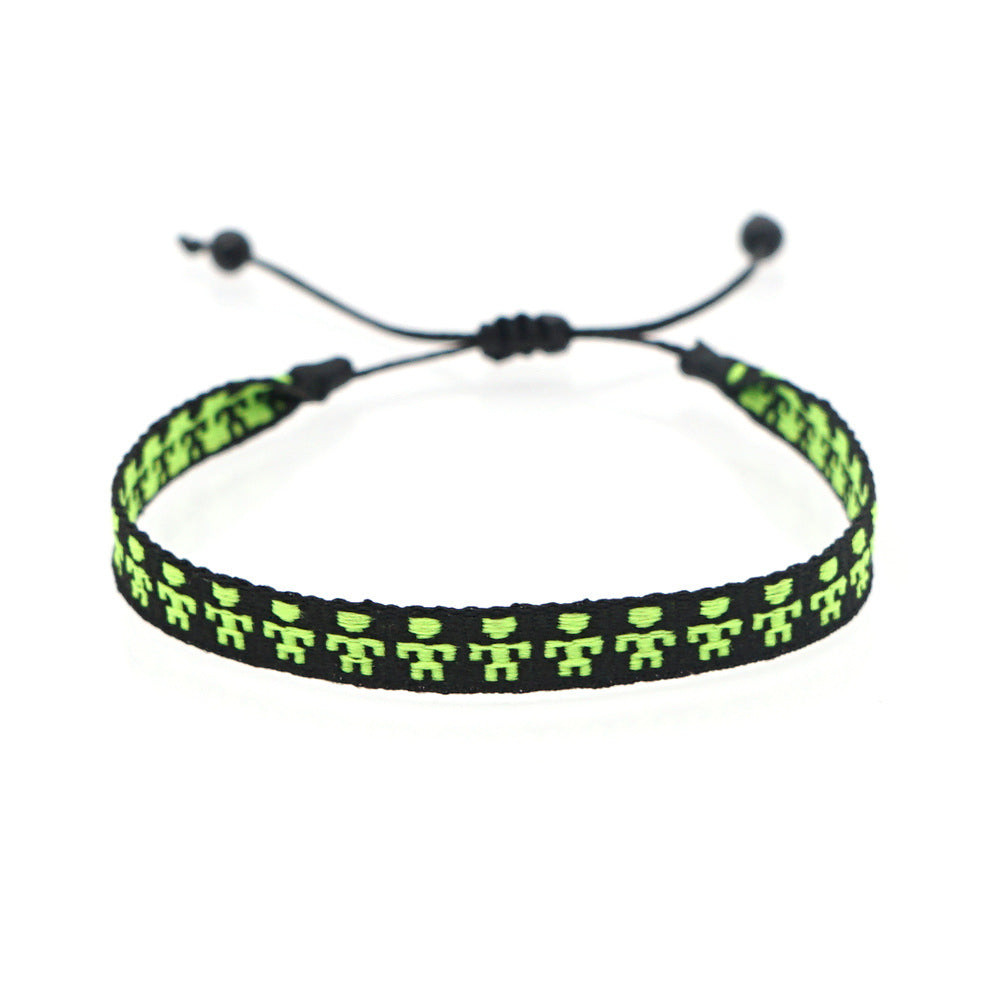 Wholesale Ethnic Style Plaid Adjustable Bracelet Gooddiy