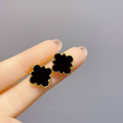 1 Pair Simple Style Geometric Alloy Ear Studs