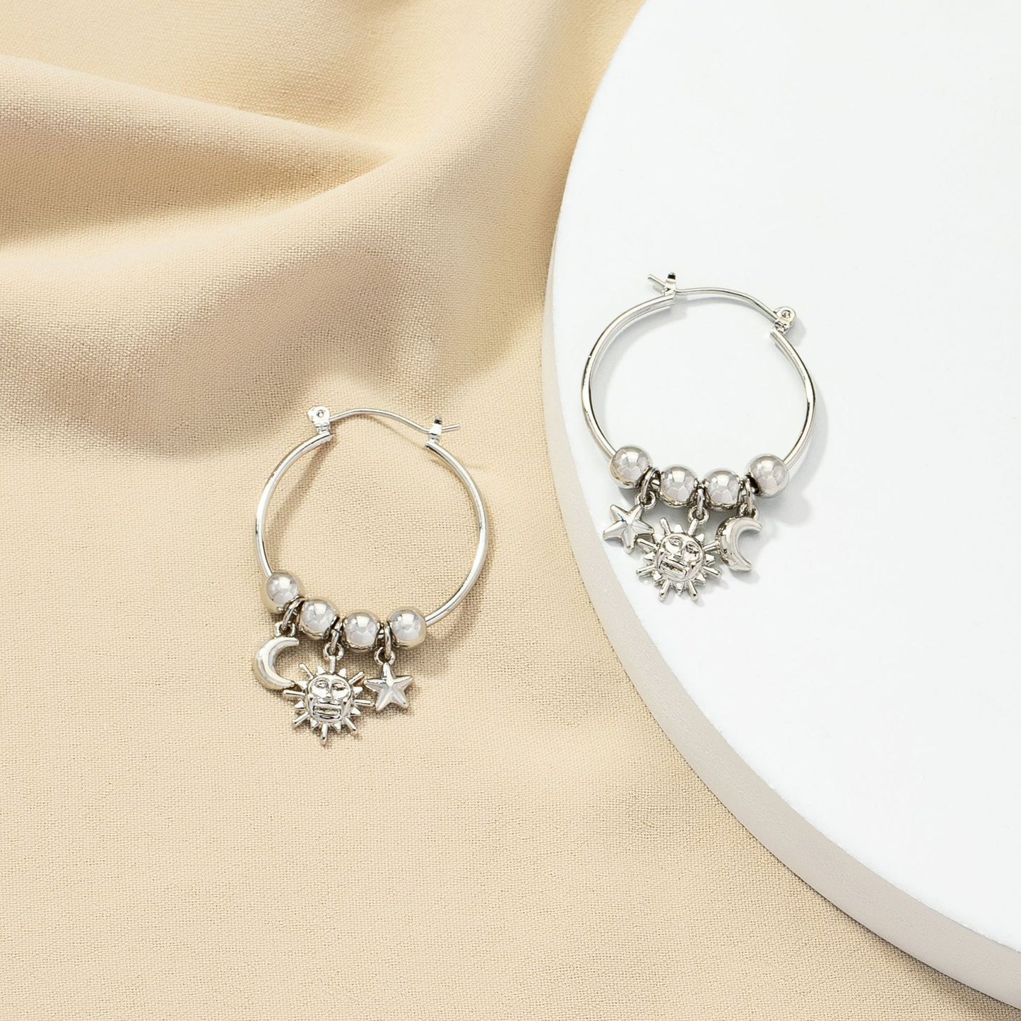 Fashion Vintage Star Moon Earrings Wholesale Gooddiy