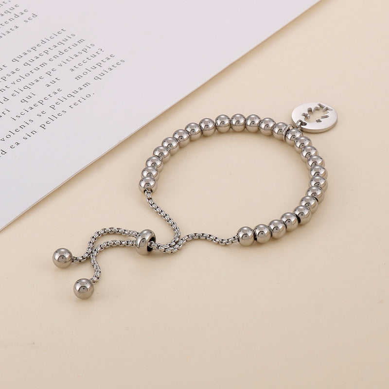 Fashion Human Titanium Steel Plating Bracelets