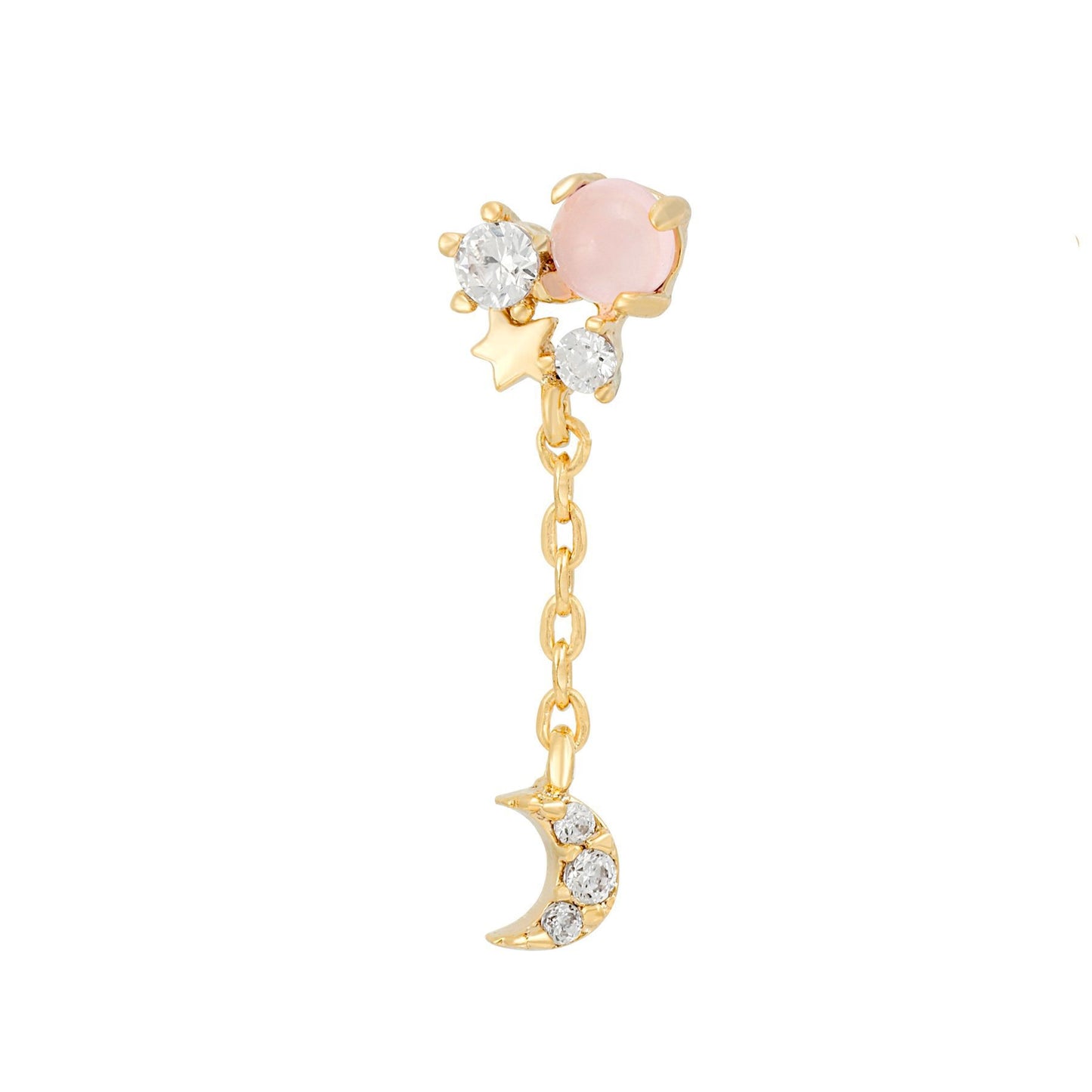 Wholesale Summer Zircon Earrings 18k Gold Color-preserving Jewelry Gooddiy
