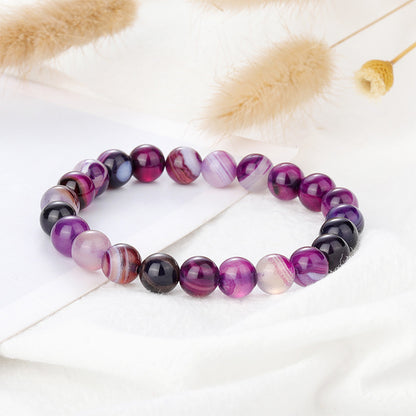 Fashion Round Natural Stone Beaded Bracelets