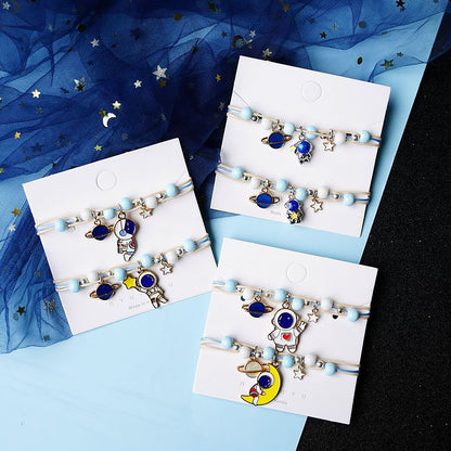 1 Piece Fashion Constellation Star Alloy Ceramic Beads Unisex Bracelets