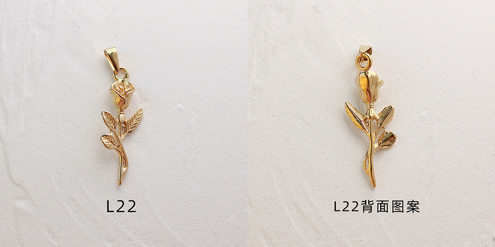 304 Stainless Steel 18K Gold Plated Animal