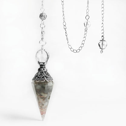 Simple Style Conical Resin Copper Pendant Necklace