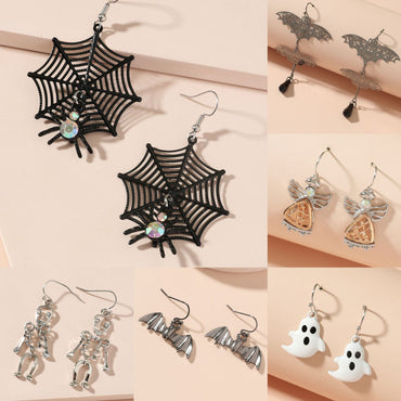 Fashion Spider Bat Alloy Plating Women's Drop Earrings 1 Pair