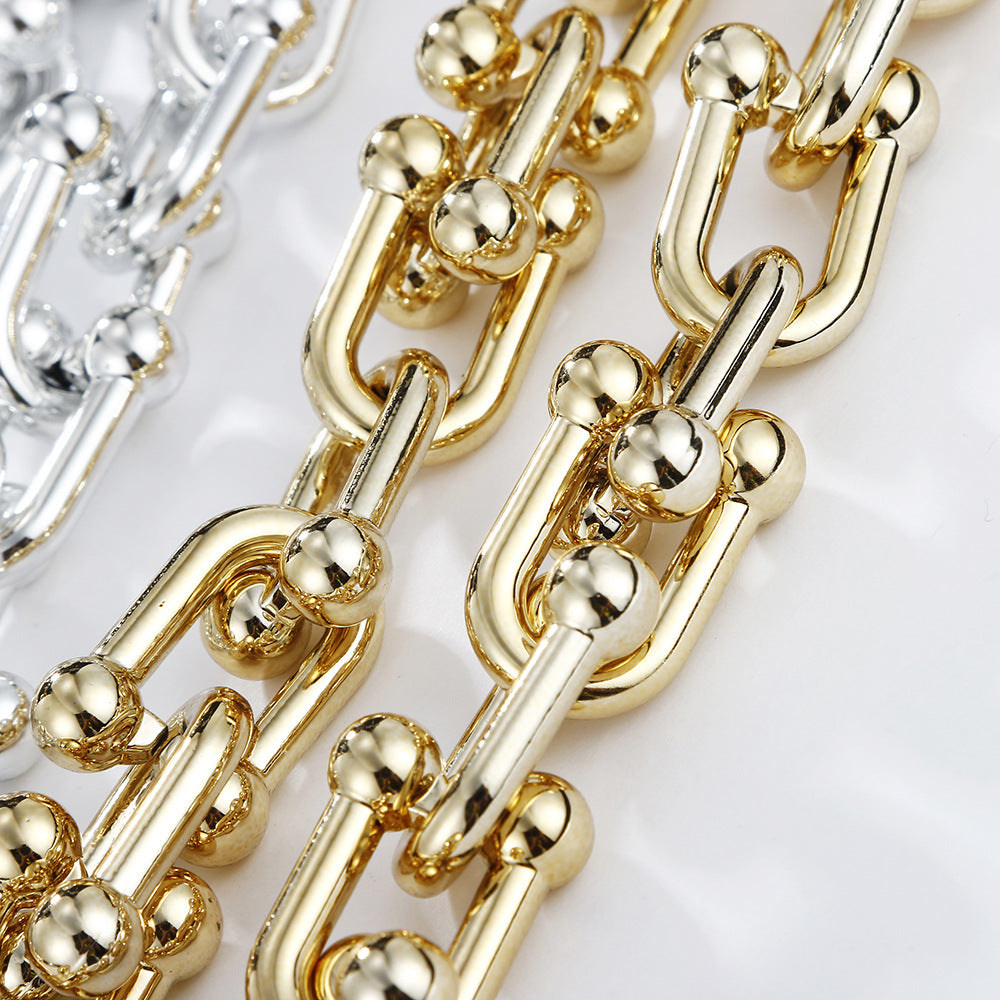 Wholesale Jewelry Fashion U-shaped Stitching Chain Bracelet Gooddiy