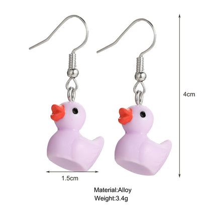 Fashion Duck No Inlaid Earrings