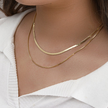 Minimalist Stripe Circle Geometric Stainless Steel 18K Gold Plated Necklaces