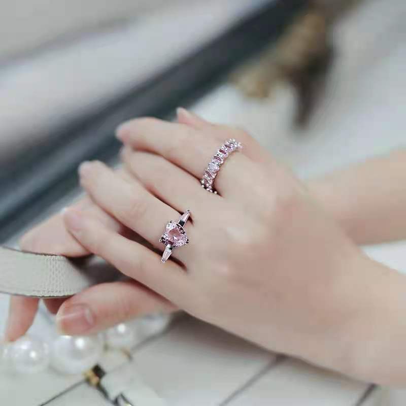 Fashion Geometric Metal Plating Artificial Gemstones Women's Rings 1 Piece