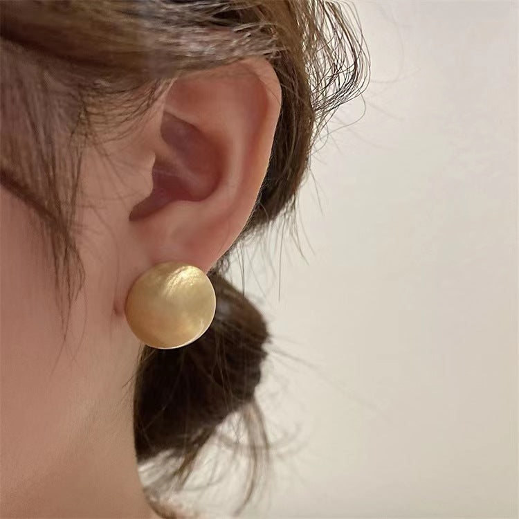 1 Pair Simple Style Geometric Plating Alloy Ear Studs