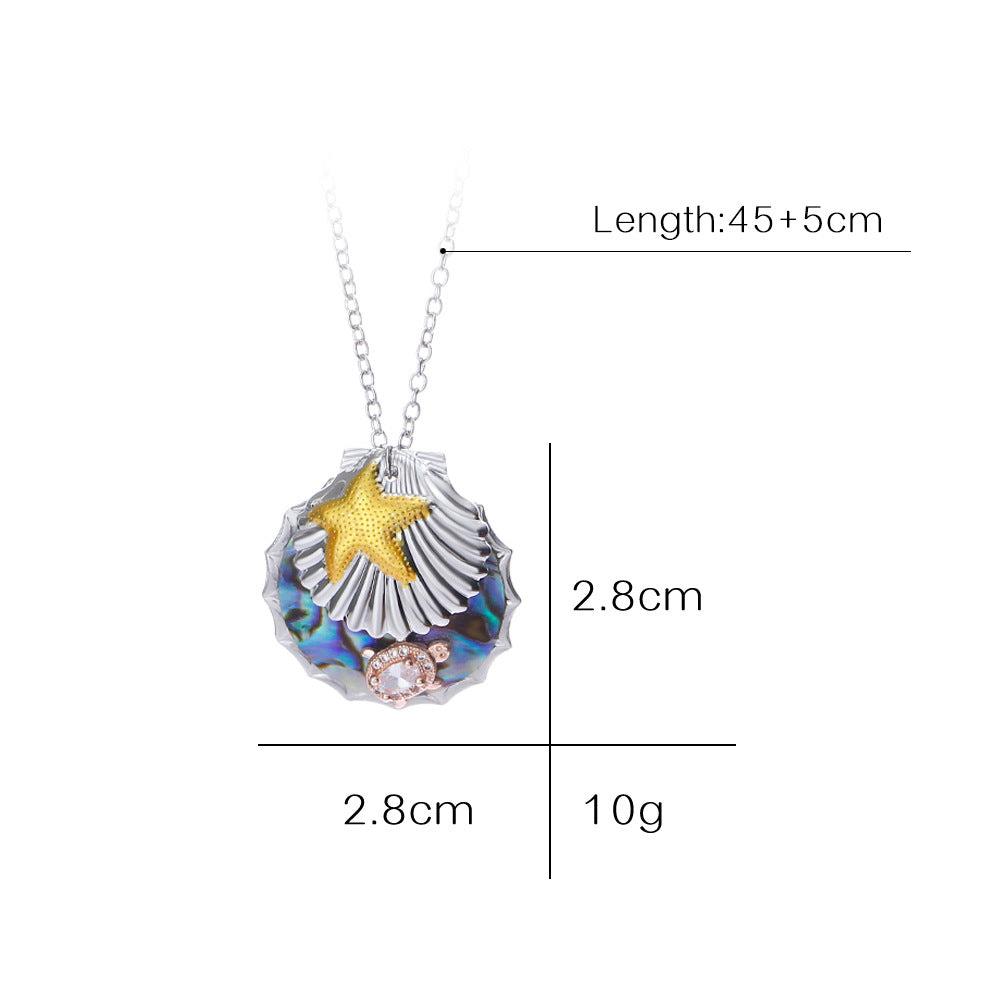 Simple Style Classic Style Color Block Alloy Copper Inlay Rhinestones Women's Pendant Necklace