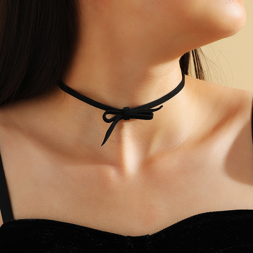 Simple Style Bow Knot Hemp Rope Choker