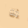 European and American new temperament trendy square crystal zircon earrings nipples niche fashion personality exquisite earrings jewelry wholesale