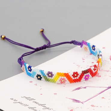 Simple Ethnic Lucky Eyes Miyuki Beads Hand-woven Bracelet
