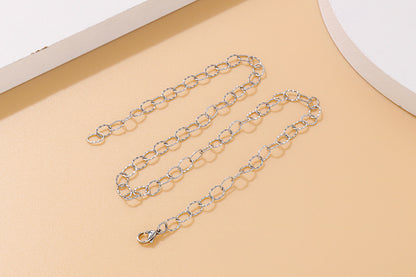 Fashion Simple Hollow O-chain Bracelet Necklace Set Wholesale Gooddiy