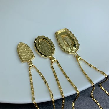 Elegant Streetwear Geometric Copper Zircon Pendant Necklace Necklace In Bulk