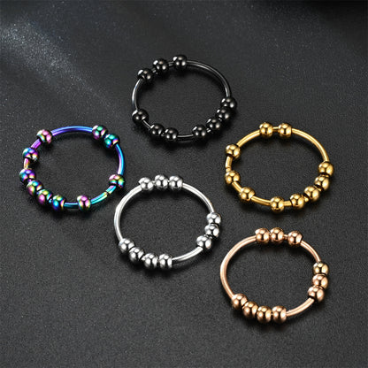 Fashion Geometric Stainless Steel Rings Plating Stainless Steel Rings