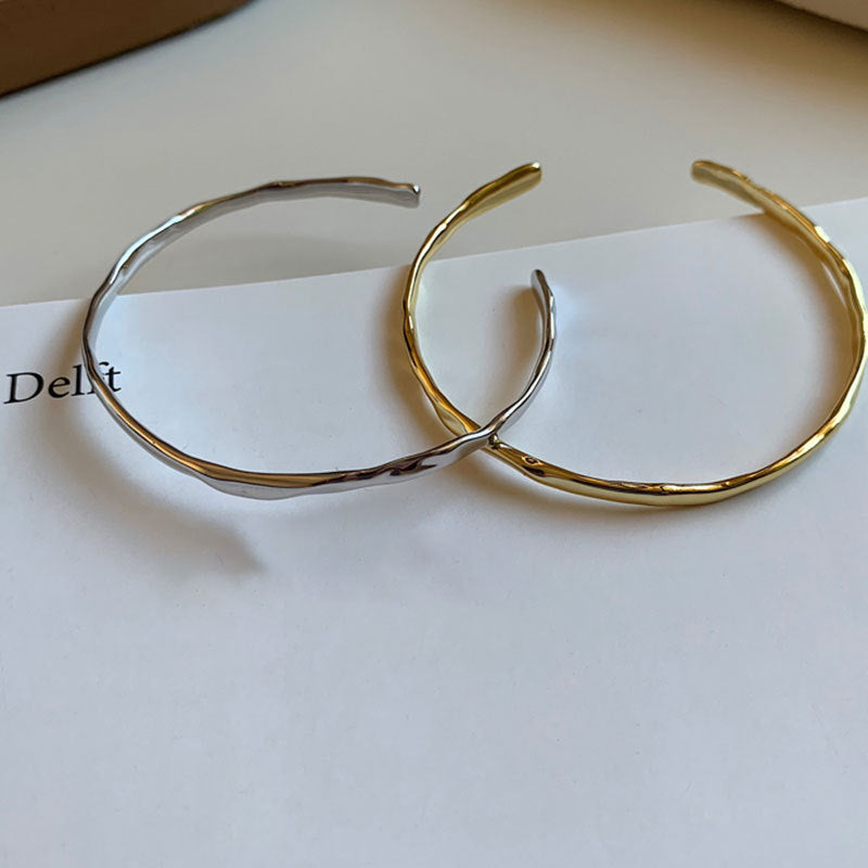 Simple Style Geometric Copper Plating Cuff Bracelets