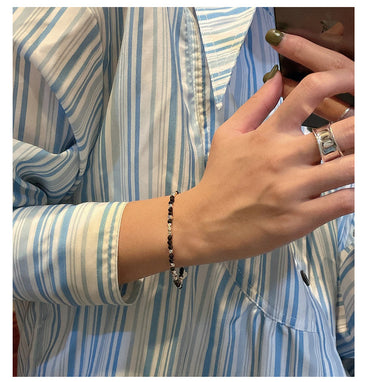 Retro Geometric Sterling Silver Women's Bracelets Necklace