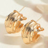 popular dripping oil C-type personality high-end ear acupuncture literary retro ins style small and delicate earrings earrings