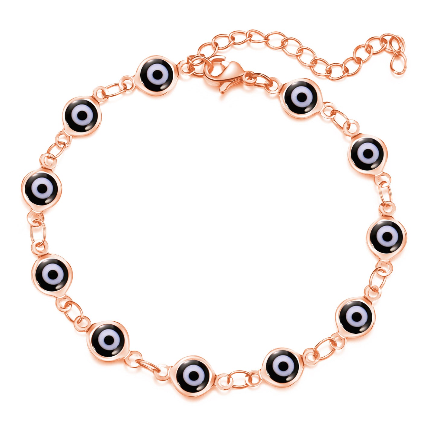 Retro Devil's Eye Copper Bracelets