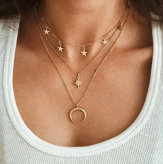 Novelty Geometric Alloy Wholesale Pendant Necklace