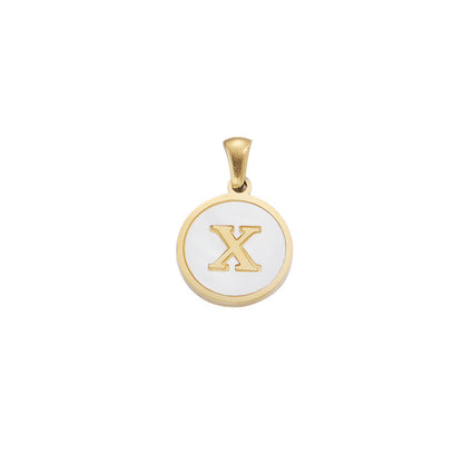 Hip-hop Letter Alloy Metal Plating Gold Plated Women's Pendant Necklace