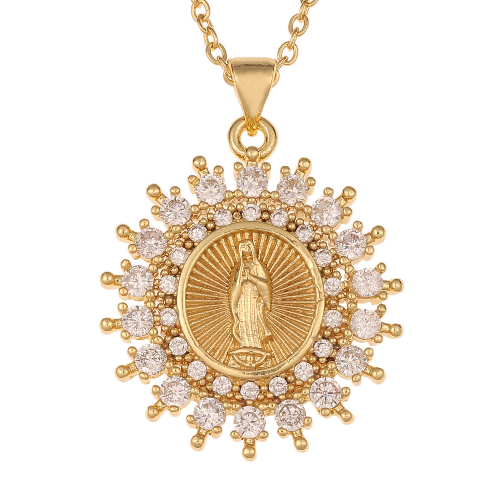 Christian Catholic Virgin Mary Pendant Necklace Wholesale Gooddiy