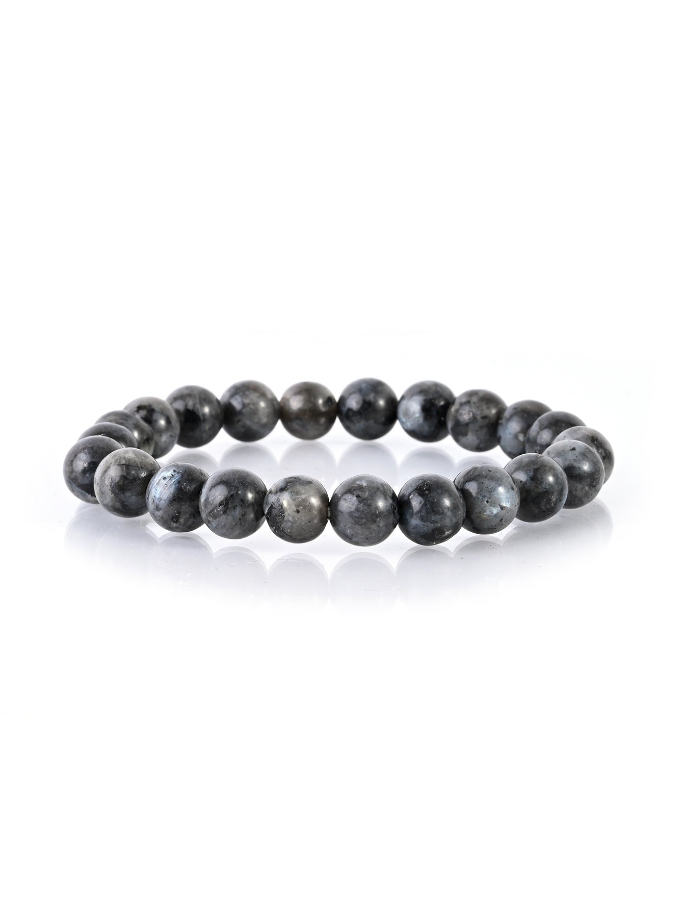 Casual Simple Style Round Natural Stone Lava Rock Bracelets In Bulk