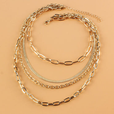 Fashion Geometric Alloy Aluminum Wholesale Necklace