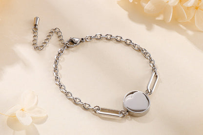 Creative Jewelry Simple Splicing Heart-shaped Bracelet Wholesale